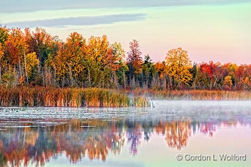 Autumn Swale At Sunrise_28980.jpg - Photographed along the Rideau Canal Waterway at Smiths Falls, Ontario, Canada.